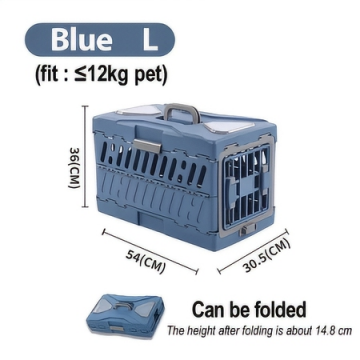 Rubeku Pet Carrier Foldable Capsule M Blue